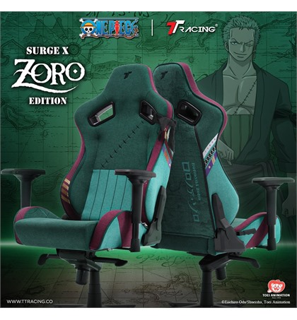 TTRacing Surge X Air Threads Fabric Gaming Chair - Zoro Edition