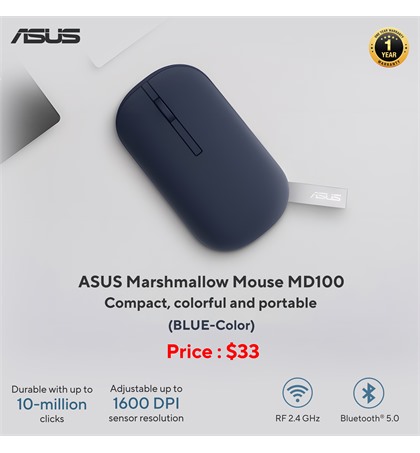 ASUS Marshmallow Mouse MD100