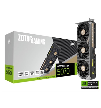 ZOTAC GAMING GeForce RTX 5070 SOLID 12GB