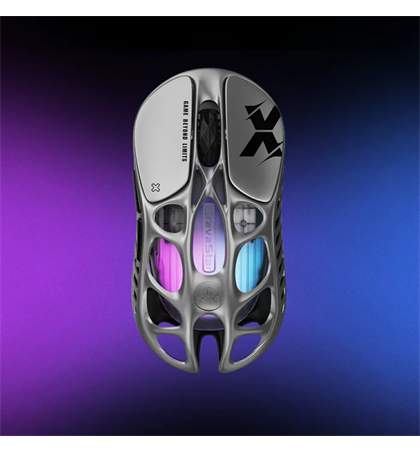 GRAVASTAR Mercury X Wireless Gaming Mouse - Interstellar Silver