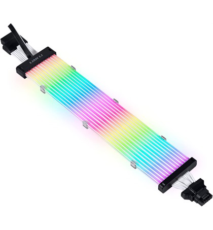 Lian Li Strimer Plus V2 12+4Pin (12VHPWR) 12 Light Guide - PW16-12PV2 Black