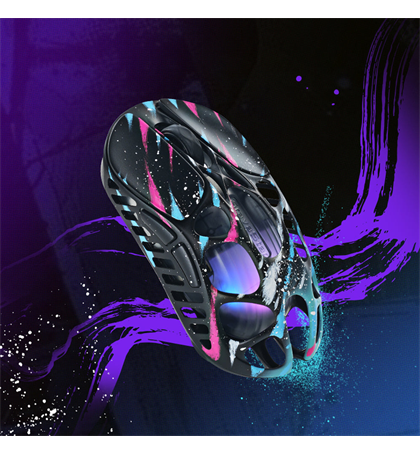 GRAVASTAR Mercury X Pro 8KHz Wireless Gaming Mouse Neon Graffiti