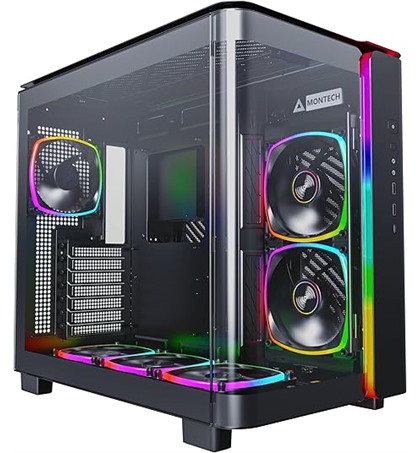 Montech KING 95 Pro Black  ( 6 ARGB FAN INCLUDE ) 