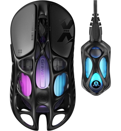 GRAVASTAR Mercury X Pro 8KHz Wireless Gaming Mouse