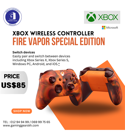 Xbox Wireless Controller – Fire Vapor Special Edition