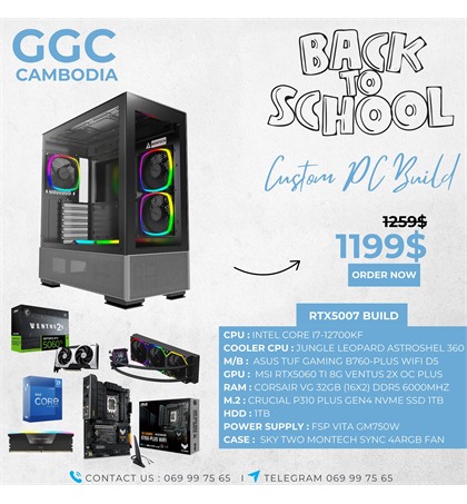 CUSTOM PC BUILD RTX5007