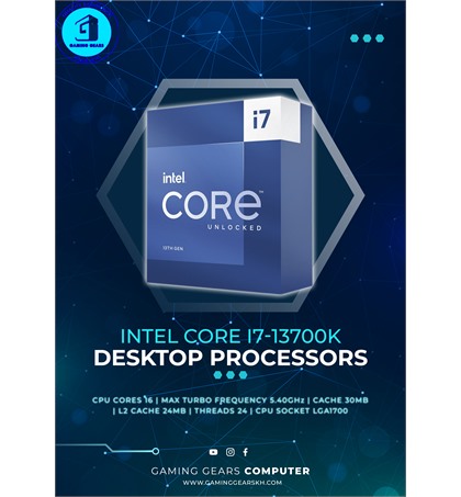 Intel Core i7-13700K 3.4 GHz 16-Core LGA 1700 Processor & MSI