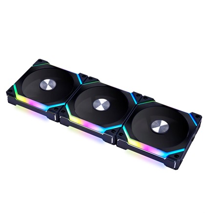 Lian Li UNI Fan SL120 V2 RGB Black Triple Pack with Controller