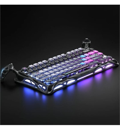 GRAVASTAR Mercury K1 Pro - Galaxy Black Wireless Keyboard