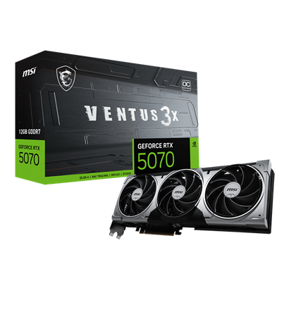 MSI GeForce RTX5070 12G VENTUS 3X OC