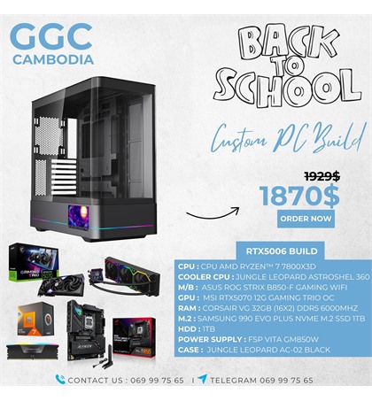 CUSTOM PC BUILD RTX5006