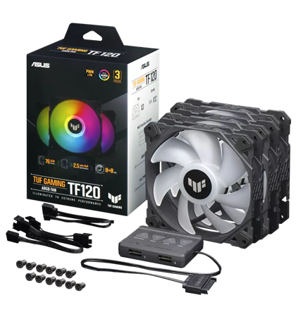 Asus TUF GAMING TF120 ARGB Color Black