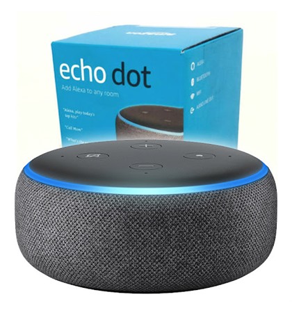 Amazon Echo Dot (3rd Gen) - Smart speaker with Alexa - Charcoal 