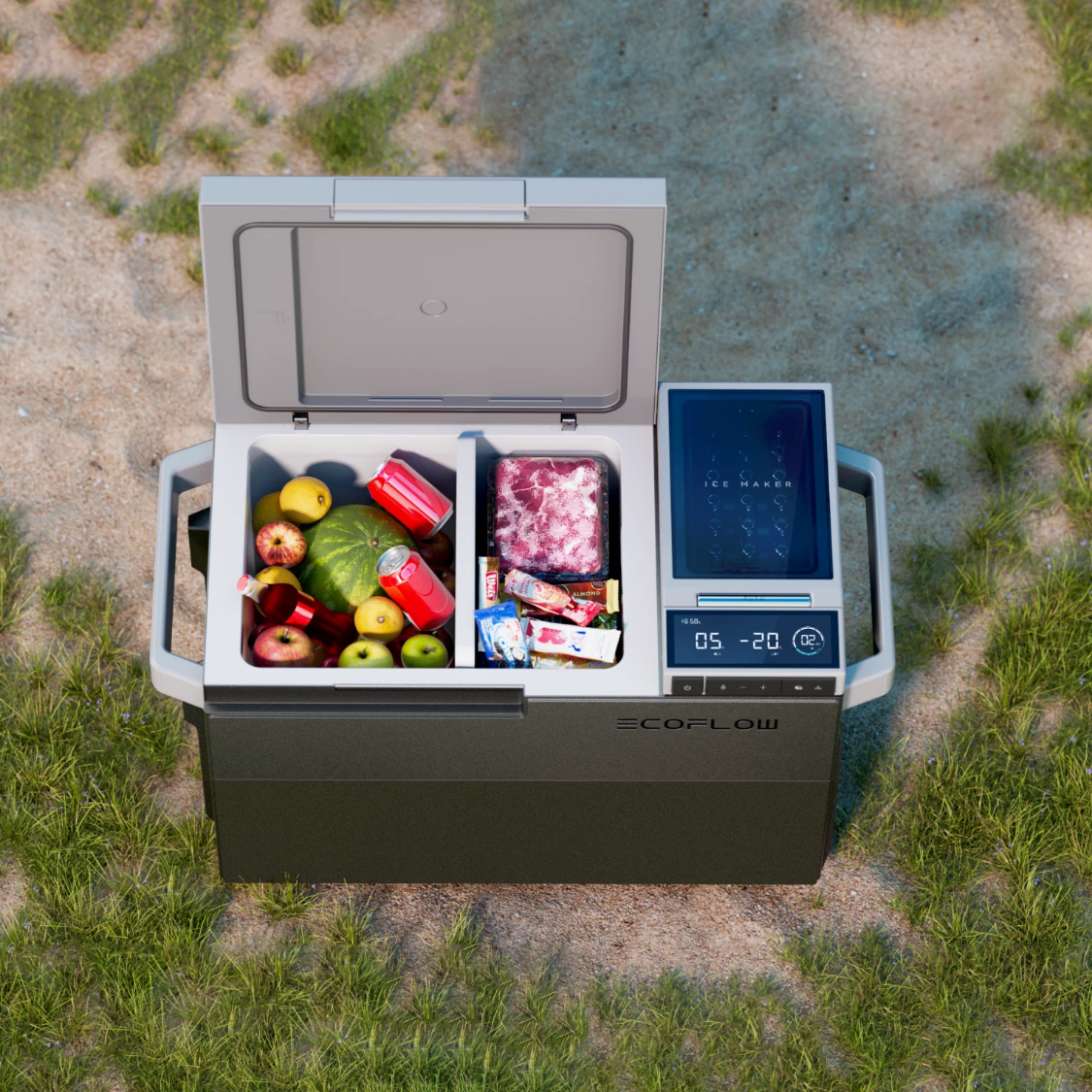 EcoFlow Glacier World's first 3-in-1 portable fridge, freezer, and ice maker