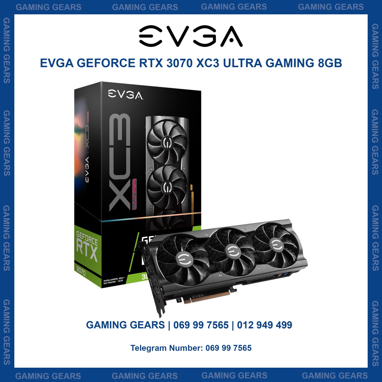 EVGA GeForce RTX 3070 XC3 ULTRA GAMING 8GB