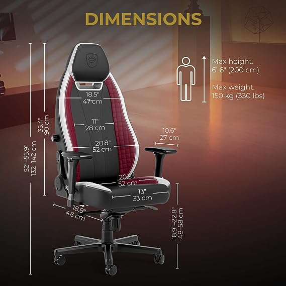 NOBLECHAIRS LEGEND (Black/ White/ Red)