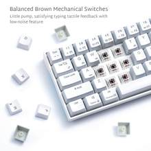 ROYAL KLUDGE RK71 Wireless 70% RGB Mechanical Gaming Keyboard - Brown Switch 