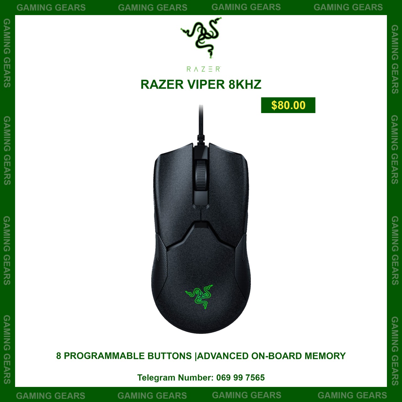 Купить Игровую Мышь Razer Viper Mini