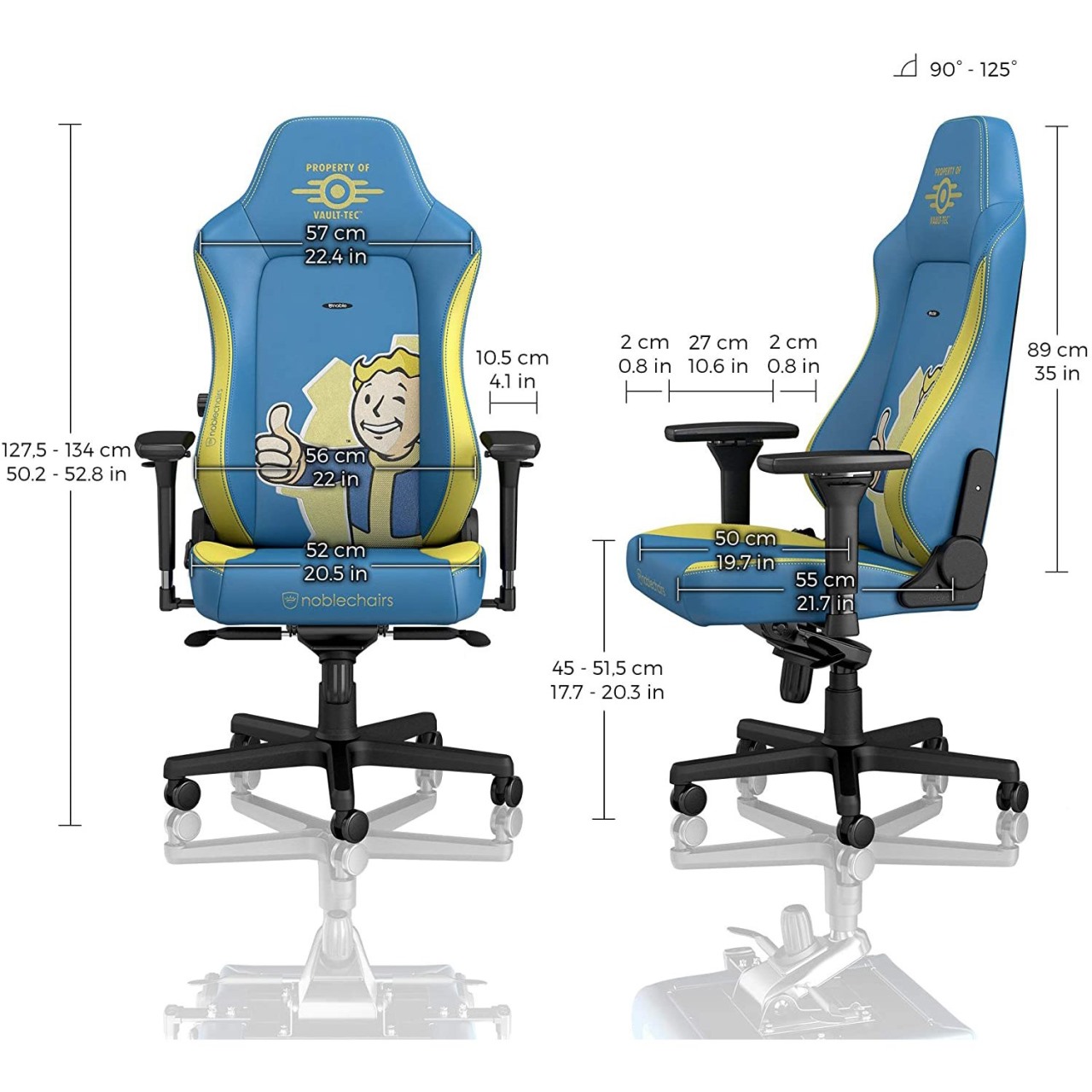 NOBLECHAIRS HERO Fallout Vault Tec Edition