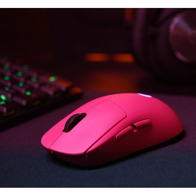 Mouse Logitech Gaming Inalambrico PRO X Superlight Rosado