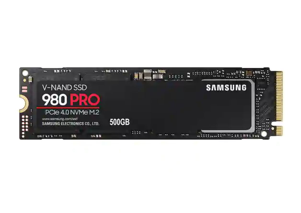 SAMSUNG 980 PRO PCIe 4.0 NVMe SSD 500GB