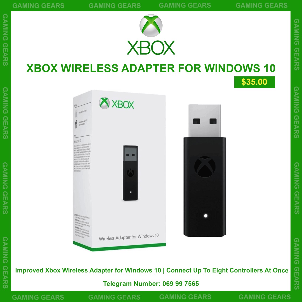 XBOX WIRELESS ADAPTER FOR WINDOWS 10