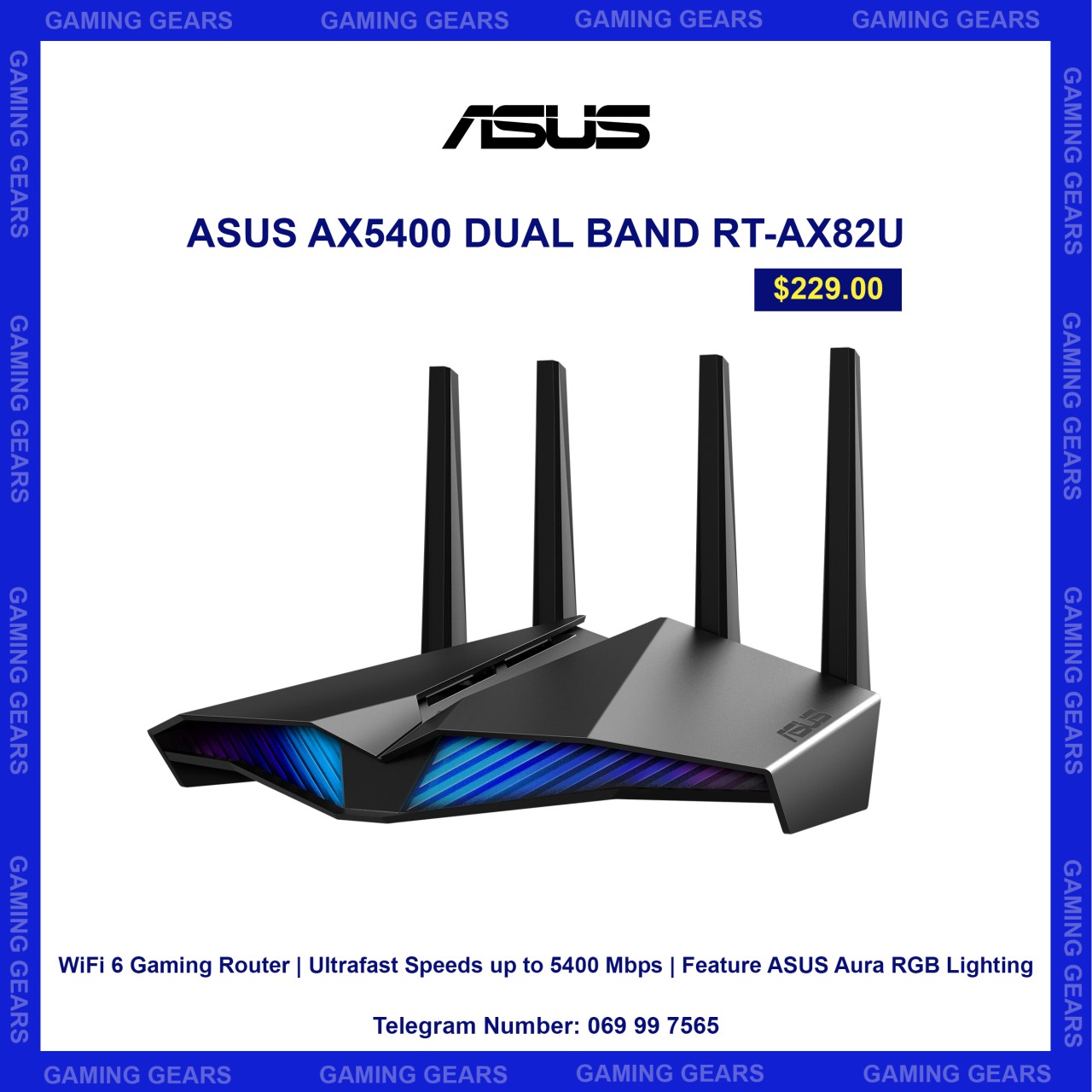Asus AX5400 Dual Band RT-AX82U
