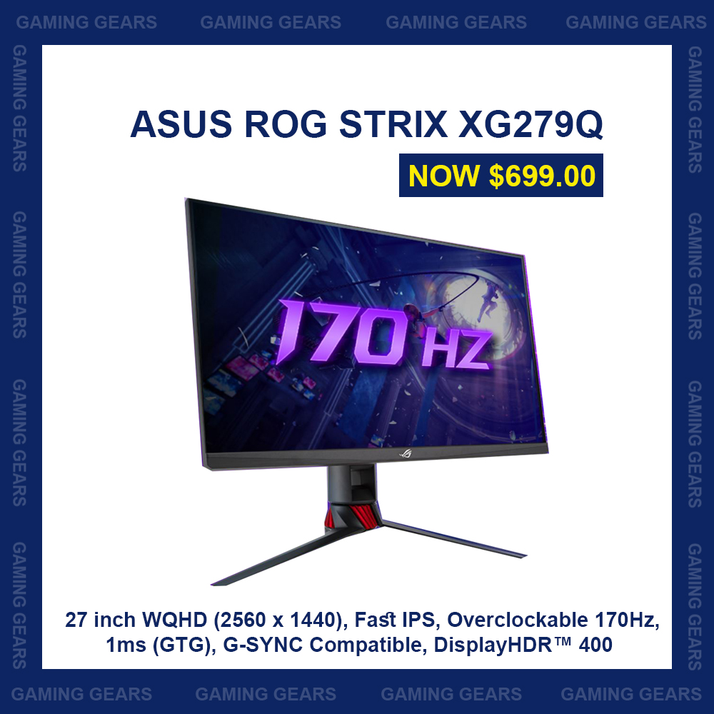 Monitor Gaming Asus Rog Strix XG279Q 27 IPS 