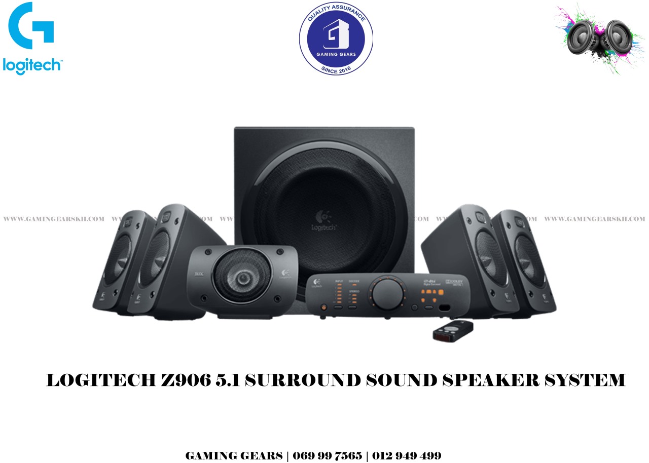LOGITECH Z906 5.1 SURROUND SOUND SPEAKER SYSTEM