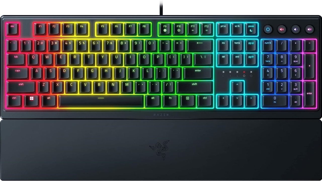 Razer Ornata V3 - US Low-profile Mecha-membrane RGB Keyboard 