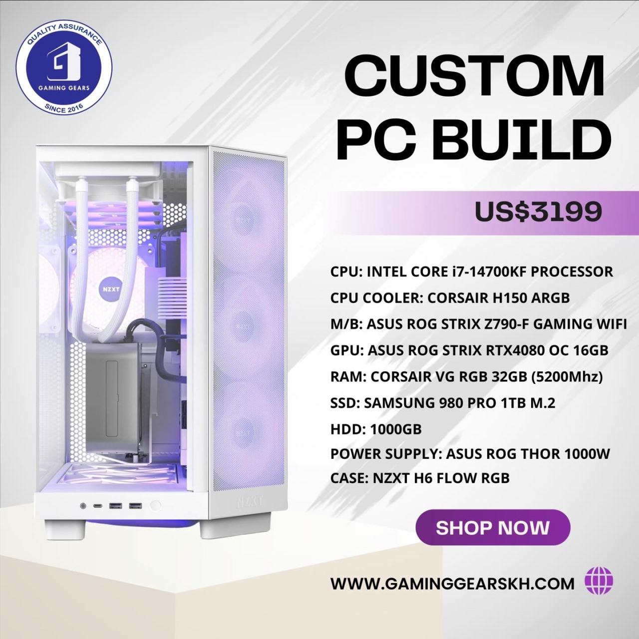 CUSTOM PC BUILD GG025