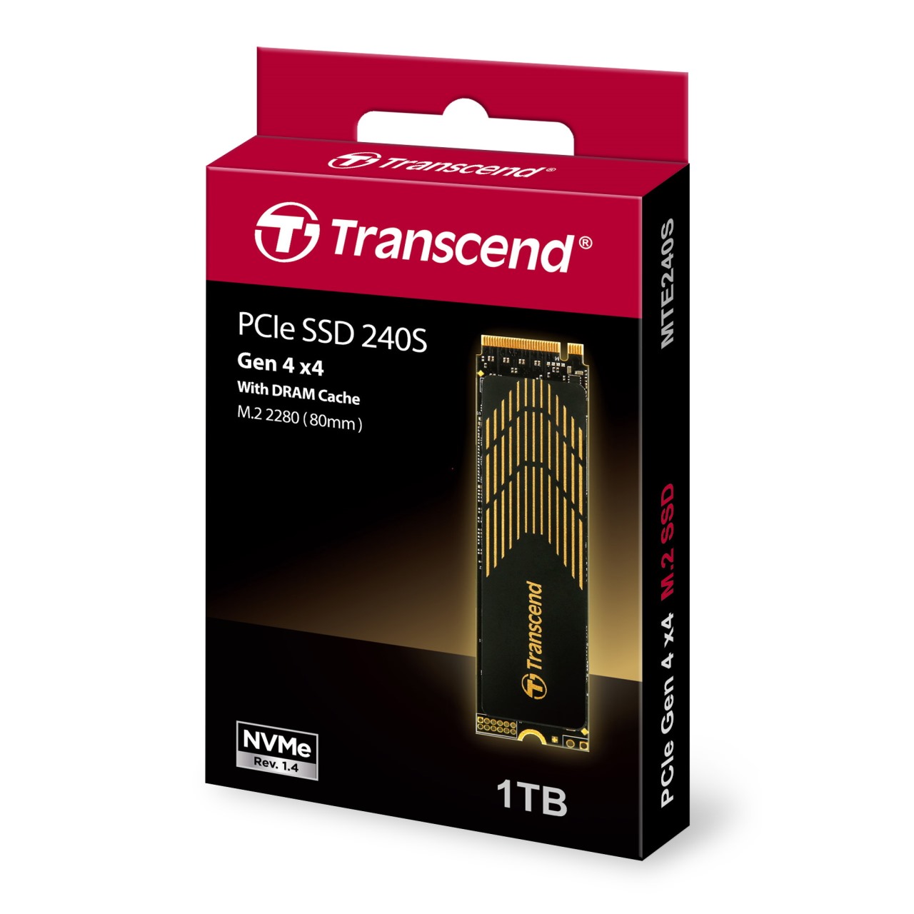 1TB TRANSCEND M.2 2280 PCIE GEN4 X4 NVME SSD 240S
