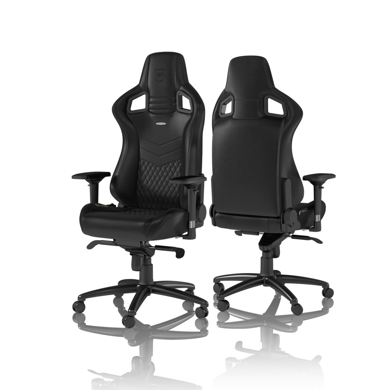 NOBLECHAIRS EPIC REAL LEATHER BLACK - Gaming Gears - Best Gaming Gears
