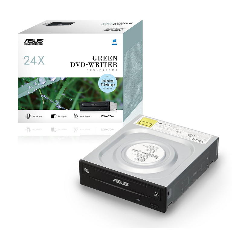Asus DRW-24D5MT internal 24X DVD burner with M-DISC support