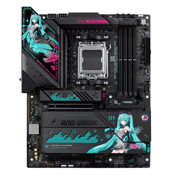 ASUS ROG STRIX X870E-H GAMING WIFI7 HATSUNE MIKU EDITION