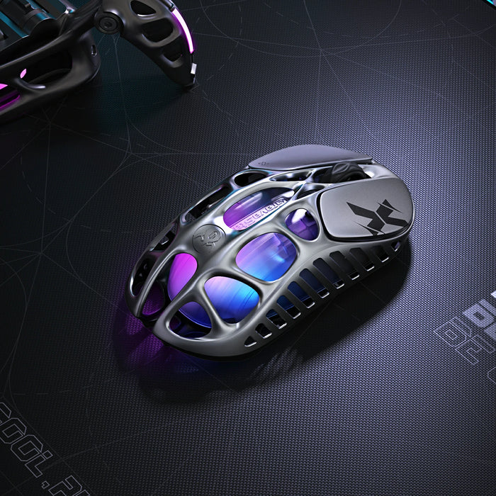 GRAVASTAR Mercury X Wireless Gaming Mouse - Interstellar Silver