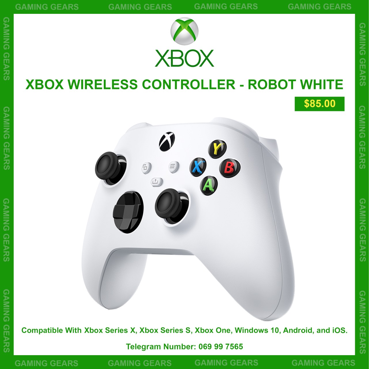 XBOX WIRELESS CONTROLLER ROBOT WHITE Gaming Gears Best Gaming Gears